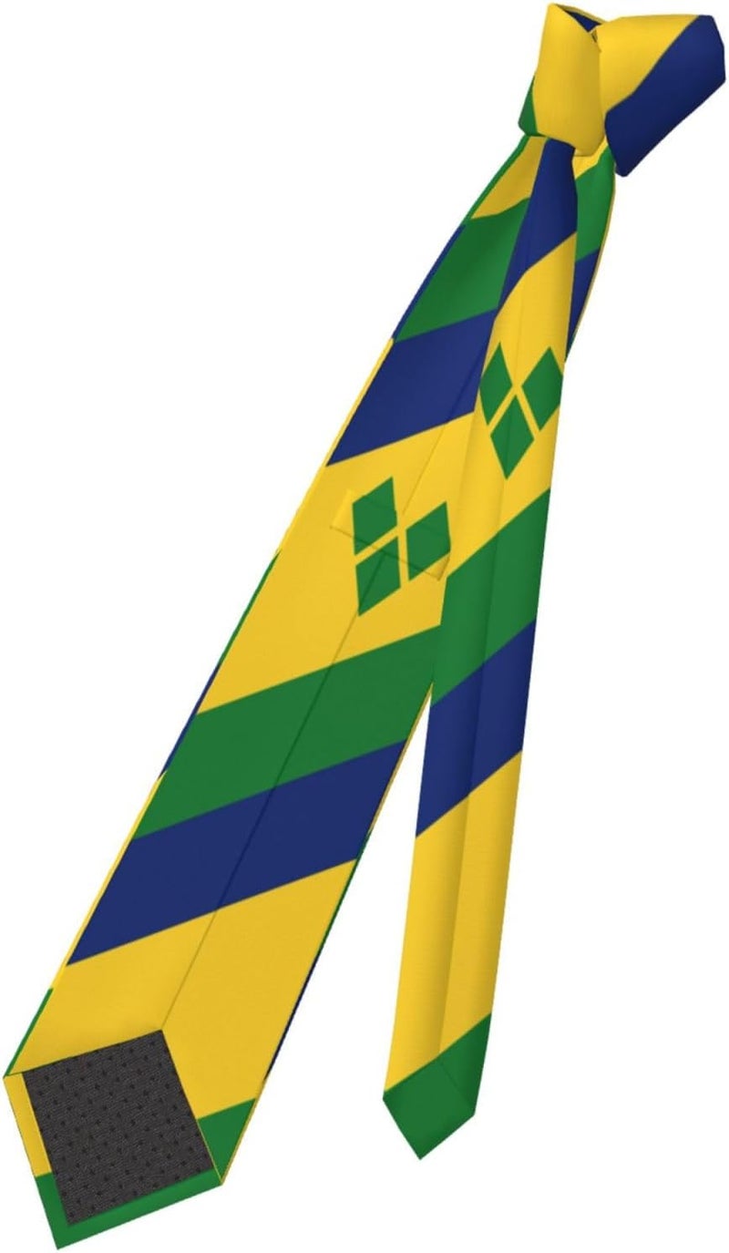 AKMCBSH National Flags Tie Comfortable Soft Novelty Necktie Unisex for Weddings Party Birthday Gift - Image 4